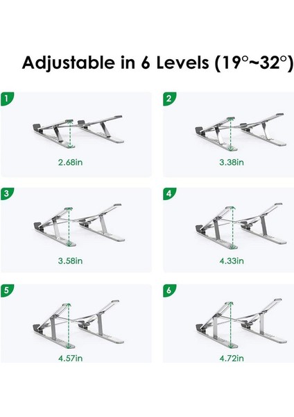 Dizüstü Bilgisayar Standı Tablet Standı Ayarlanabilir (Yurt Dışından)