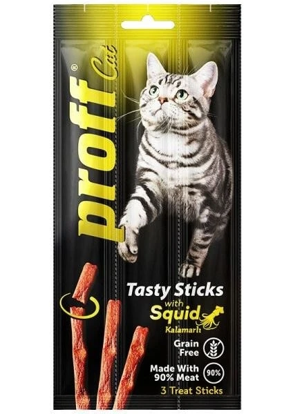 Proff Kalamarlı Kedi Ödül Çubukları 15 gr