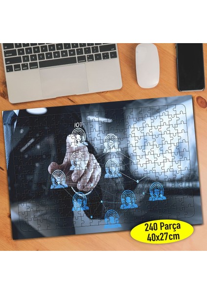 Bilişim Bilgisayar Programcılık 240 Parça Puzzle YAPBOZ-306749