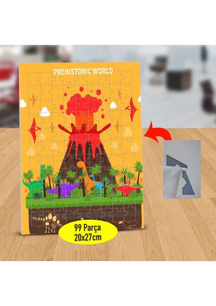 Dinozorlar 99 Parça Puzzle Yapboz TABLO-1593