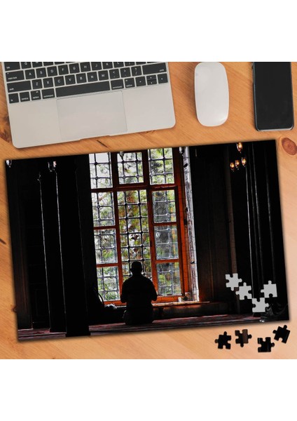 Dua Eden Insan Silüeti-Ibadet 240 Parça Puzzle YAPBOZ-74984