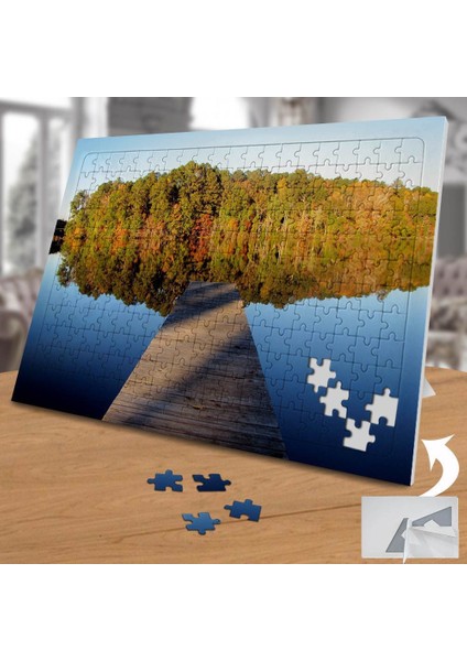 Muhteşem Ağaç Yansıma Manzarası 240 Parça Puzzle YAPBOZ-74786 fiyatları