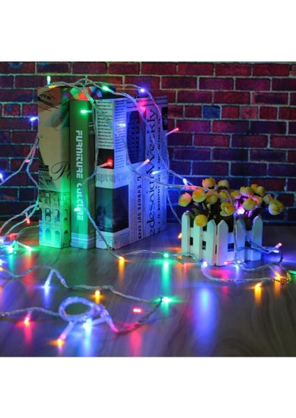 Yılbaşı Şeffaf Kablolu 8 Fonksiyonlu LED Lamba (10 Metre) fırsatları