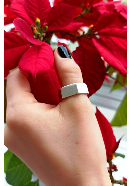 Antik Gümüş Kaplama Altıgen Şekilli El Yapımı Ayarlanabilir Yüzük fiyatları