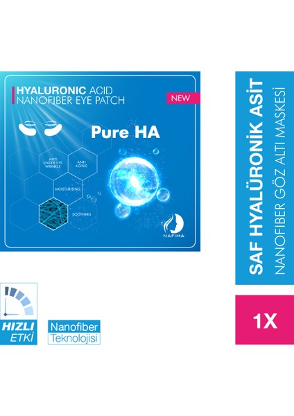 Hyalüronik Asit Nanofiber Kuru Gözaltı Maskesi