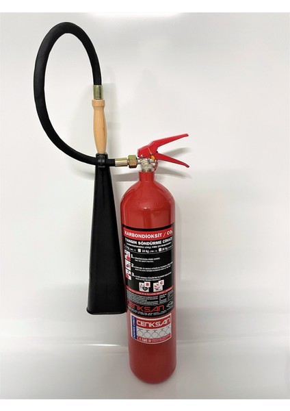 Karbondioksit Gazlı Yangın Söndürme Tüpü 5 kg Co2