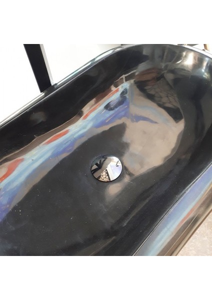 Koyu Krom Lavabo Sifonu
