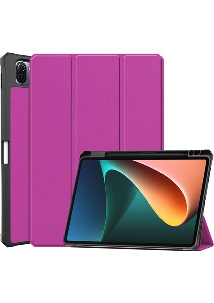 Xiaomi Pad 5/5 Pro Custer Doku Deri Kılıf (Yurt Dışından)