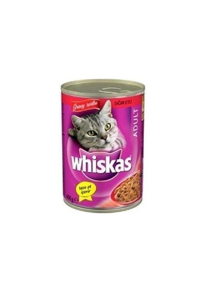 Whiskas Biftekli Yetişkin Kedi Konservesi 400 gr