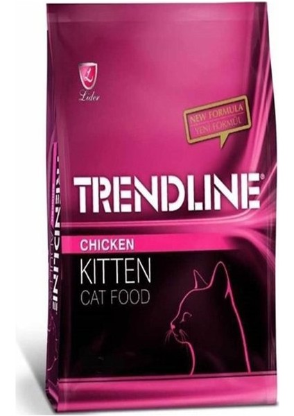 Trendline Kitten Tavuklu Yavru Kedi Maması 15 kg