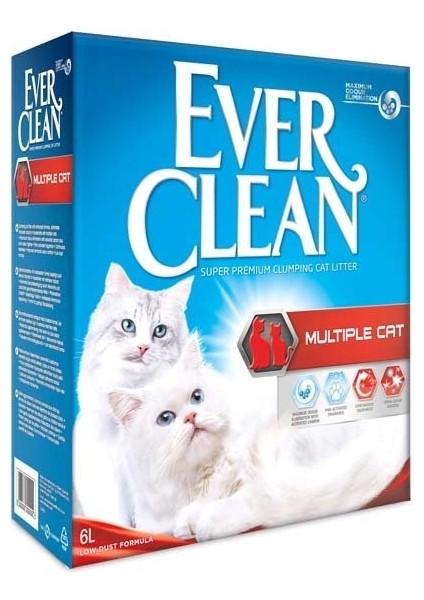 Ever Clean Multiple Cat Kedi Kumu 6 Lt