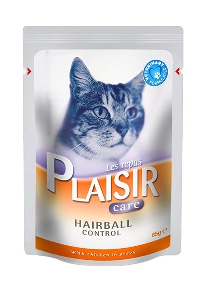 Plaisir Care Hairball Tavuklu Pouch Kedi Konservesi 85 gr