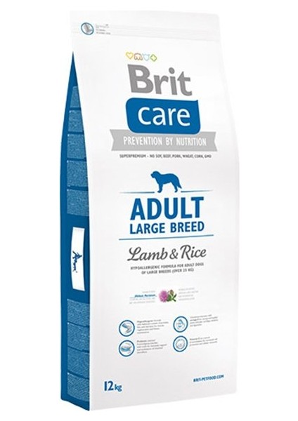 Brit Care Kuzu Etli Büyük Irk Yetişkin Köpek Maması 12 kg