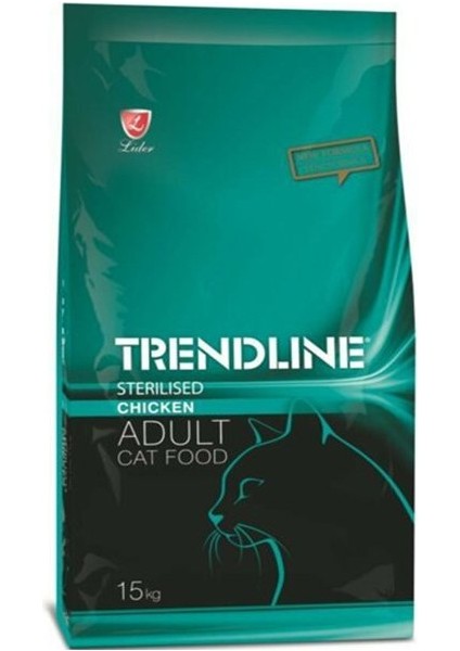 Trendline Sterilised Tavuklu Kısır Kedi Maması 15 kg