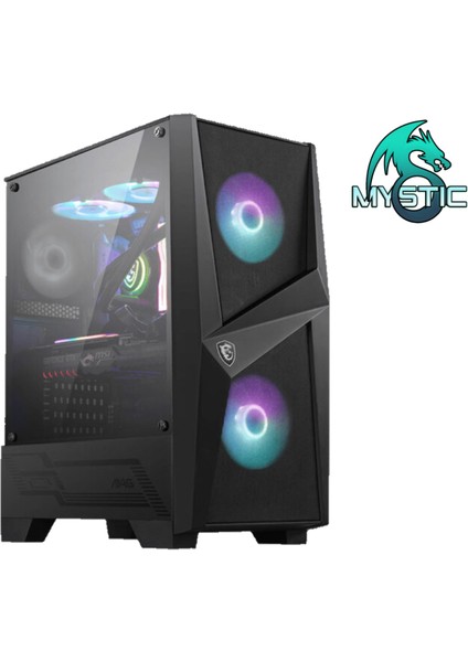 Quantum Gaming Mystic Mx5 Intel Core i5 10400F 16GB 256GB SSD RX6600 Freedos Masaüstü Bilgisayar