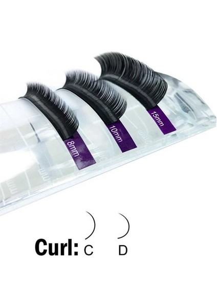 Ipek Kirpik C Kıvrım 0,10 Kalınlık - 15MM Uzunluk
