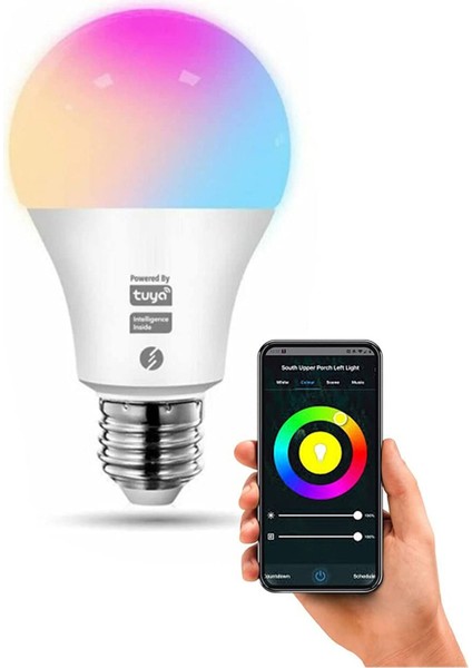 Sl-Rgb9 Akıllı Rgb LED Lamba Ampul 9W 50Hz 800 Lümen Wifi Tuya Destekli
