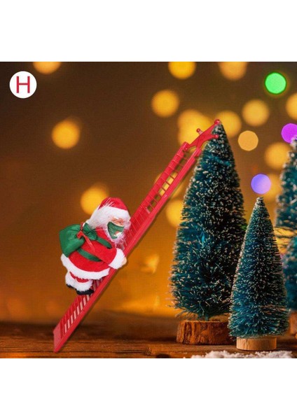 Elektrikli Tırmanma Halatı Noel Baba Noel Hediye Ev Tırmanma Boncuk B Için Yeni Yıl Parti Kapısı B (Yurt Dışından) modelleri