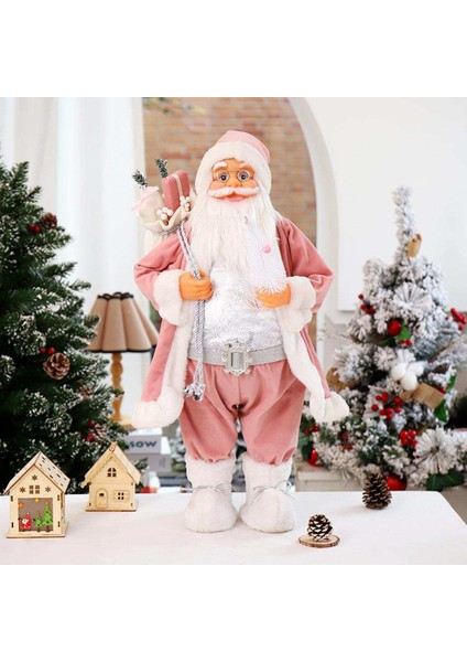 Reçine Noel Baba Noel Ağacı Süsü - Pembe (Yurt Dışından) fiyatları