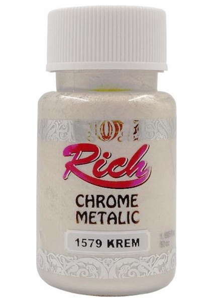 Chrome Metalik Boya 50 cc 1579 Krem