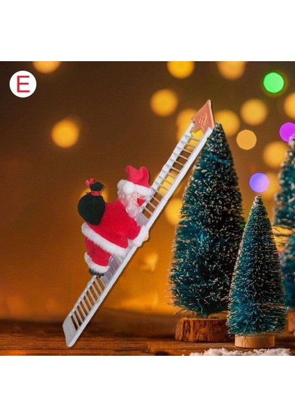 Elektrikli Tırmanma Halatı Noel Baba Noel Hediye Ev Için Yeni Yıl Parti Kapısı Tek Merdiven A (Yurt Dışından) fırsatları