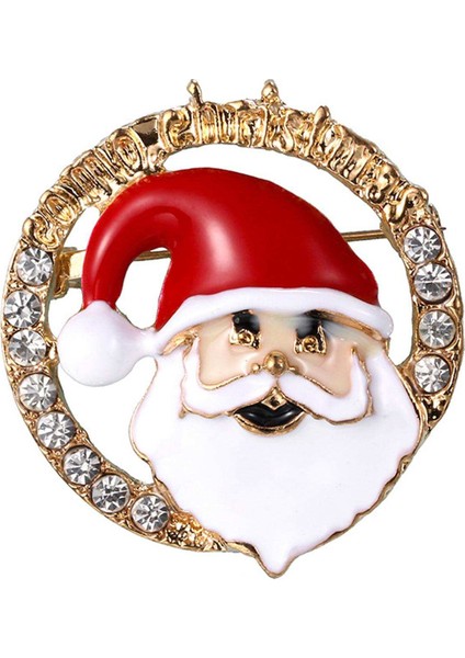 Sevimli Pins Broş Hediye Yaka Pin Moda Noel Rozeti Giyim Mini Kadın 2.8x5 cm (Yurt Dışından)