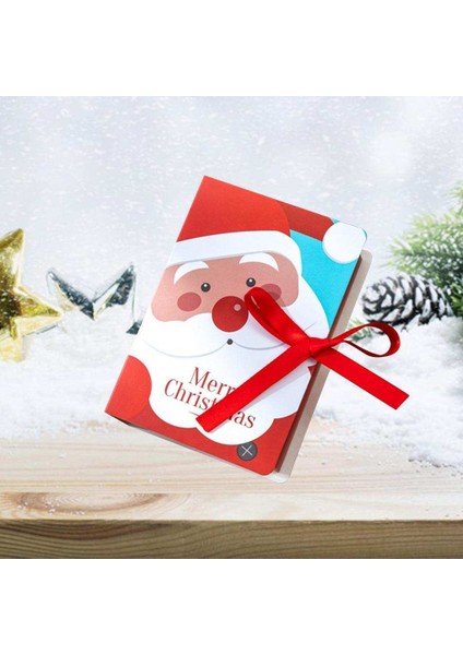 Karton Noel Hediyesi Kutuları 5 "desenli Kurabiye Hediye Sepeti Santa Hediye Vermek Hediye Vermek (Yurt Dışından) indirimleri