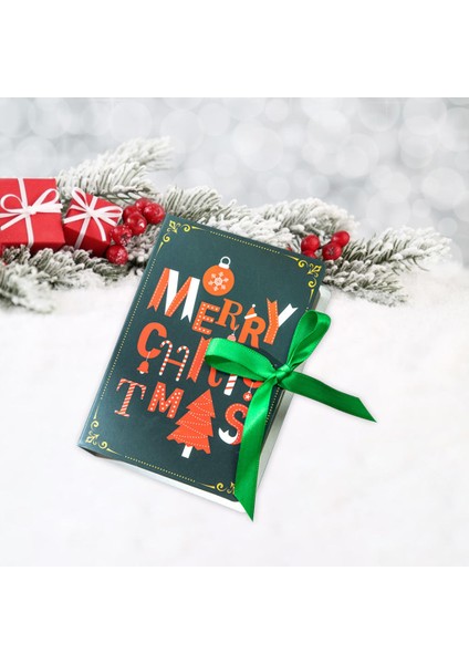 Karton Noel Hediyesi Kutuları 5 "desenli Kurabiye Hediye Sepeti Santa Claus Hediye Için (Yurt Dışından) fırsatları