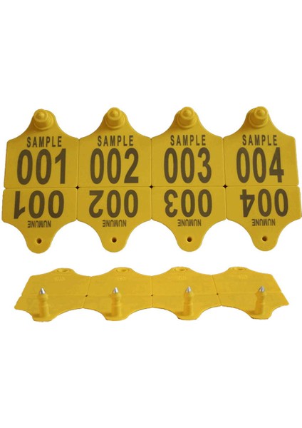 Büyükbaş Hayvan Kulak Küpesi Yeşil 1-500 Arası