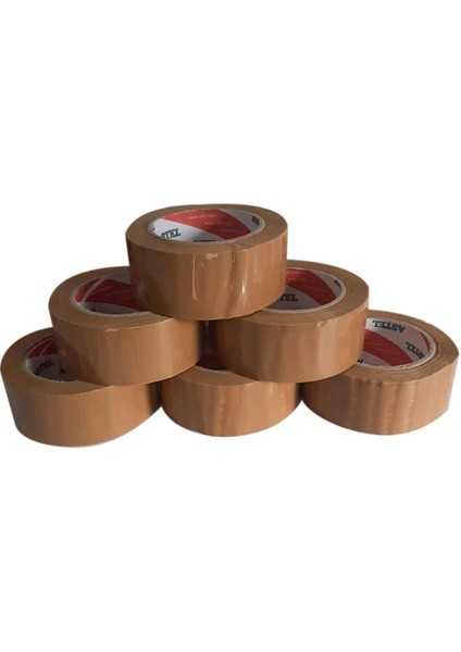 Taba Renk Koli Bandı 45X100 mt 6 Adet