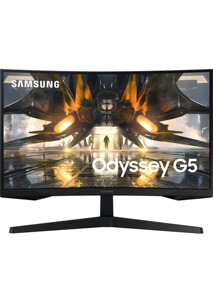 Odyssey G5 27" 1ms 165Hz VA WQHD (Display Port+HDMI) Freesync Premium Curve Monitör LS27AG550EUXUF