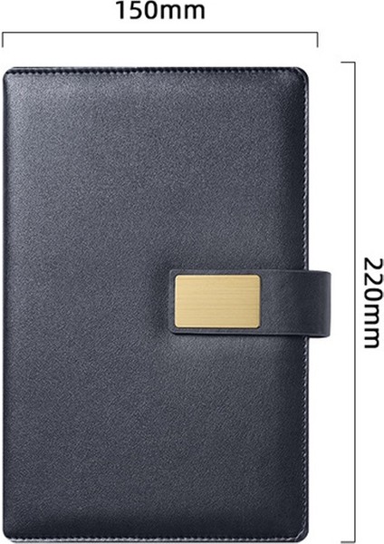 puluz A5 Manyetik Tokalı Defter Siyah (Yurt Dışından)
