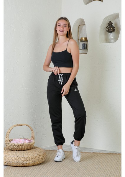 Siyah Sportif Eşofman Altı modelleri