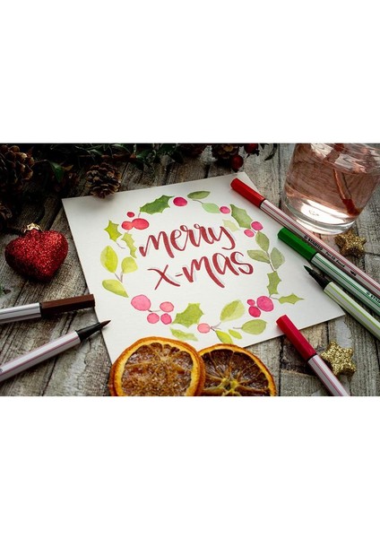 Pen 68 Brush Arty Fırça Uçlu Keçeli Kalem Seti 12'li modelleri