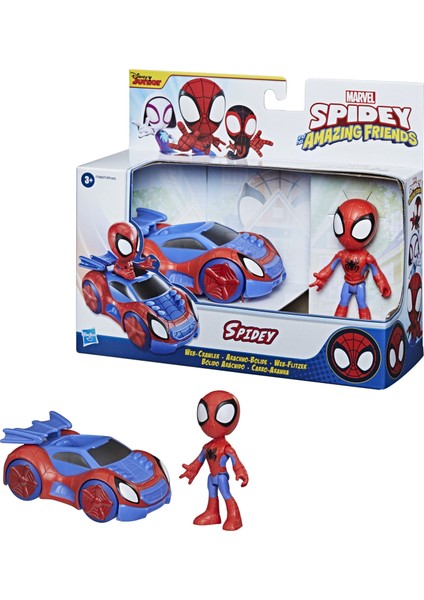 Spidey's Amazing Friends Figür ve Araçları Spidey Car F1940 modelleri