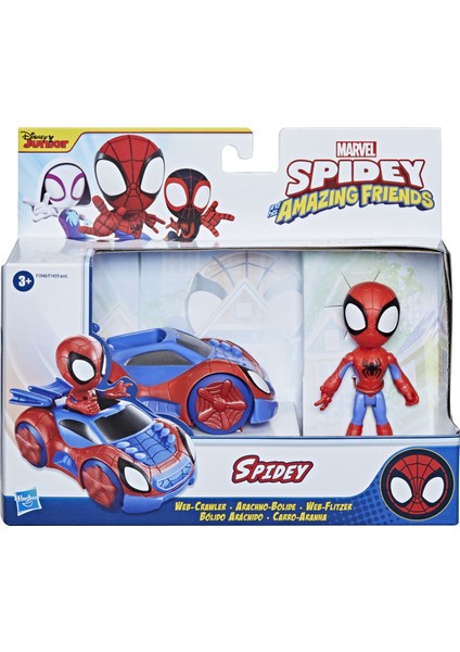 Spidey's Amazing Friends Figür ve Araçları Spidey Car F1940 fırsatları