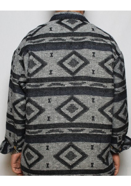 Kilim Desenli Oversize Gömlek Ant-Laci fiyatları
