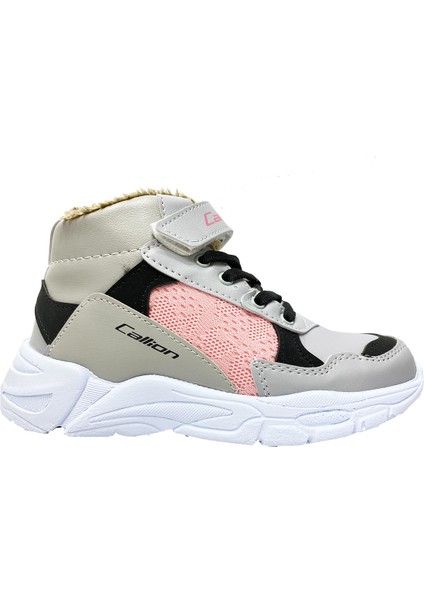 053-21 Deri Filet Çocuk Spor Ayakkabı Buz Siyah Pembe fiyatları