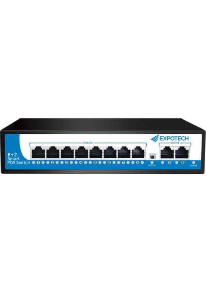 EX-10120P 8 Port Poe Switch + 2 Port Fe Port