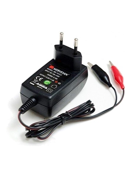 Akü Şarj Aleti Maşalı 6V 1.5A Mervesan MS-1506C