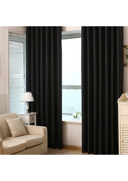 Elisyaavm Blackout Karartma Işık ve Güneş Geçirmeyen Pilesiz Perde