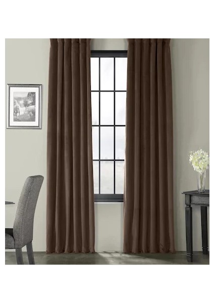 Elisyaavm Blackout Karartma Işık ve Güneş Geçirmeyen Pilesiz Perde