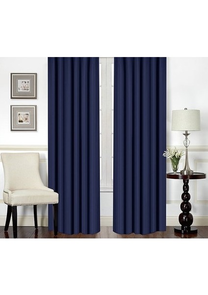 Elisyaavm Blackout Karartma Işık ve Güneş Geçirmeyen Pilesiz Perde