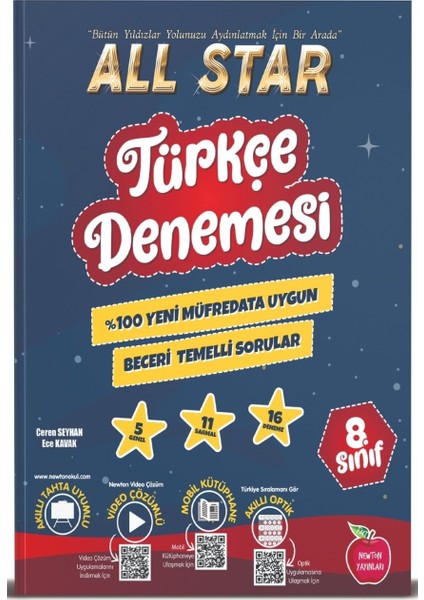 8. Sınıf All Star Türkçe 16 Deneme Sınavı