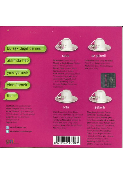 Nil Karaibrahimgil – Hakkında Her Şeyi Duymak Istiyorum CD (Single)