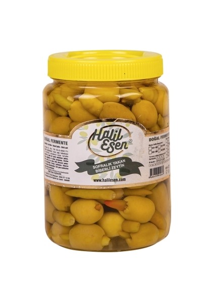 Sofralık Yakan Biberli Zeytin (1 kg )