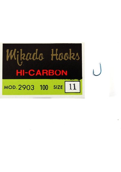 Hooks 2903 No:11 100 Pcs Iğne
