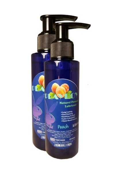 Aromaterapi Peach Flavor Natural Personal Lubricant 125 ml Şeftali Aromalı Jel 2 Adet