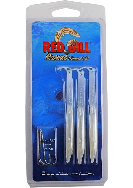 Rascal Silikon 115 mm 4,5" Silver Pearl