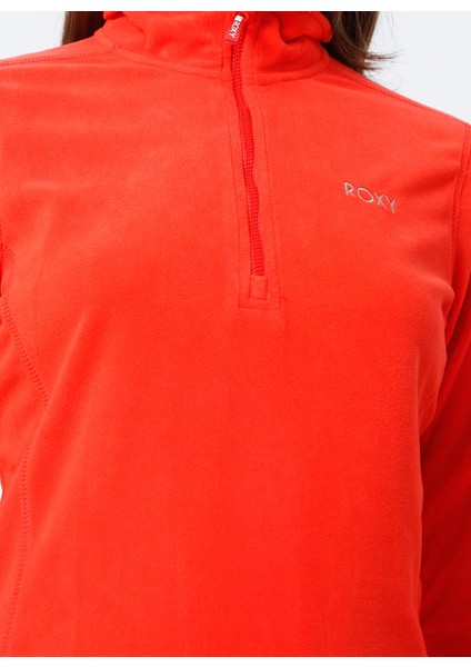 Pace Hz Plr Top Dik Yaka Uzun Kollu Normal Kalıp Düz Kırmızı Kadın Polar Sweatshirt indirimleri